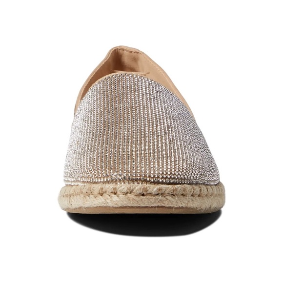 NEW Anne Klein Women’s Rhinestone Encrusted Kael Slip On Espadrille Sandals - Picture 2 of 5